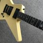 Custom Irregular Body Shape Electric Guitar in Yellow Painting Accept OEM