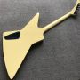 Custom Irregular Body Shape Electric Guitar in Yellow Painting Accept OEM