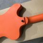 Custom NON-regular Shape Electric Guitar in Orange Color Rosewood Fingerboard Bass Guitar