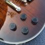 Custom Tiger Flamed Maple Top Electric Guitar in Brown Color