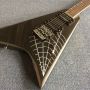 Custom Irregular Body Shape Spider Web Pattern Electric Guitar Active Pickup