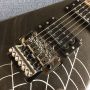 Custom Irregular Body Shape Spider Web Pattern Electric Guitar Active Pickup