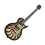 Custom G-Wylde Audio Burst Color Ebony Fingerboard Electric Guitar with EMG Pickup