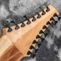 Custom Made Electric Bass Guitar & Gift Pack Bundle, 24 Fret 17 Strings Mahogany