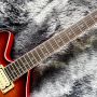 Custom BURN WASH Shaped Left Handed Electric Guitar Flamed Tiger Maple Veneer Color can be Customized