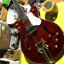 Custom Double F Hollow Body Jazz Eelectric Guitar with Golden Tremolo Quilted Flamed Maple Top Gret Style Guitar