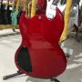 Custom SG G400 Electric Guitar in Red Color with Chrome Hardware