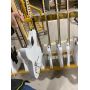 Custom Tele Electric Guitar in Flat White Color AS jim Root Signature TL Guitar Locking Knobs Rosewood Fingerboard