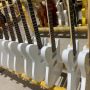Custom Tele Electric Guitar in Flat White Color AS jim Root Signature TL Guitar Locking Knobs Rosewood Fingerboard