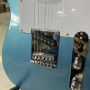 Custom Tele Electric Guitar Metalic in Blue Color Maple Fingerboard with Chrome Hardware