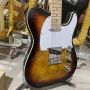 Custom Tel Electric Guitar Maple Top in Vintage Sunburst Color with Chrome Hardware