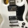 Custom SG G400 Electric Guitar White Color Mahogany Body Rosewood Fingerboard Chrome Hardware