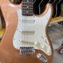 Custom Metallic Orange Body Rosewood Fingerboard Chrome Hardware ST Electric Guitar