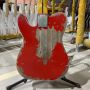 Custom TL TELE Aged Electric Guitar Red Color ASH Body Rosewood Fingerboard Double Binding 