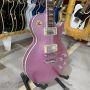 Custom Grand LP Custom Electric Guitar Metallic Pink with Chrome Hardware
