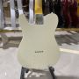 Custom TE Relic Electric Guitar with Chrome Hardware in Cream Yellow Color