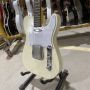 Custom TE Relic Electric Guitar with Chrome Hardware in Cream Yellow Color