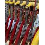 Custom Grand Flying-V Irregular Body Electric Guitar in Red Color