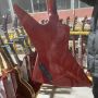 Custom Grand Explore Electric Guitar Mahogany Body Red Color with Chrome Hardware