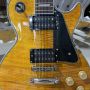 Custom Flamed Tiger Maple Top LP Style Electric Guitar Accept Guitar Bass OEM