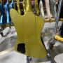 Custom Grand Firebird Style Electric Guitar in Golden Color with Gold Hardware Mahogany Body Rosewood Fingerboard