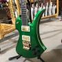 Custom Gold Hardware Irregular Electric Guitar in Green Color