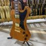 Custom ES Style Electric Guitar in Nature Color with Rosewood Fingerboard Mahogany Body Gold Hardware 