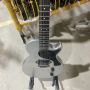 Custom Metal Silver Painting P90 Pickups LP Studio Electric Guitar 