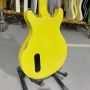 Custom Grand Studio LP SG Electric Guitar in Yellow Color with Single P90 Pickup