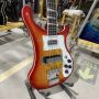 Custom Grand Ricken 4003 Backer Electric Guitar Bass in Cherry Sunburst Color with Chrome Hardware