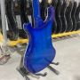 Custom Ricken 4003 Electric Bass in Transparent Blue Color