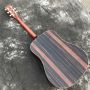 Custom Solid Cedar Top Sandlewood Back Side Dreadnought 41 Inch Acoustic Guitar