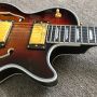 Custom Grand Upgrade Tune-o-Matic Bridge F Hole Flamed Maple Top Rosewood Fingerboard Electric Guitar