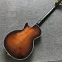 Custom Grand Upgrade Tune-o-Matic Bridge F Hole Flamed Maple Top Rosewood Fingerboard Electric Guitar