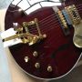 Custom Double Convex Surface in Wine Red Color Electric Guitar Big Tremolo