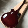 Custom Double Convex Surface in Wine Red Color Electric Guitar Big Tremolo