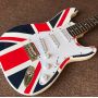 Custom National Flag Flame Electric Guitar 