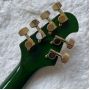 Custom Lefty Handed MM MusicMan Armada Style Flamed Maple Top Electric Guitar in Green Color Accept OEM Guitars