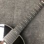 Custom Grand O-VS Body Abalone Binding Sunburst AAAAA All Solid Wood Acoustic Guitar