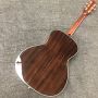 Custom Grand O-VS Body Abalone Binding Sunburst AAAAA All Solid Wood Acoustic Guitar