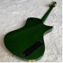 Custom Left Handed Music Style Flamed Maple Top Electric Guitar in Green Color