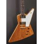 Custom 50' Anniversary 58 Reissue Natural Explorer Electric Guitar with Gold Hardware and White Pickguard