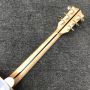 Custom 43 Inch Jumbo AAAAA ALL SOLID COCOBOLO WOOD J200c Acoustic Guitar Abalone Binding Customized Logo on Headstock Ebony Fingerboard
