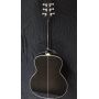 Custom AAAAA All Solid Wood 43 Inch Jumbo Folk Acoustic Guitar in Blue Finishing with Solid FlameD Maple Wood Back and Side