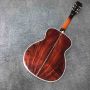 Custom 40 Inch AAAAA Solid Cocobolo Back Side Ebony Fingerboard 45mm Nut Acoustic Guitar in Sunburst Color OM45 OM42 Guitar