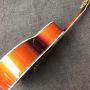 Custom 43 Inch J200 Jumbo Acoustic Guitar with Abalone Binding Vintage Tuner in Cherry Red Color