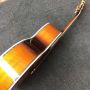 Custom 43 Inch J200 Jumbo Acoustic Guitar with Abalone Binding Vintage Tuner in Tobacco Color