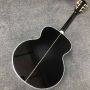 Custom 43 Inch J200 Jumbo Acoustic Guitar with Abalone Binding Vintage Tuner