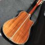 Custom 41 Inch Cutaway Dreadnought Left-handed Acoustic Guitar D45 Style