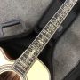 Custom 41 Inch Cutaway Dreadnought Left-handed Acoustic Guitar D45 Style